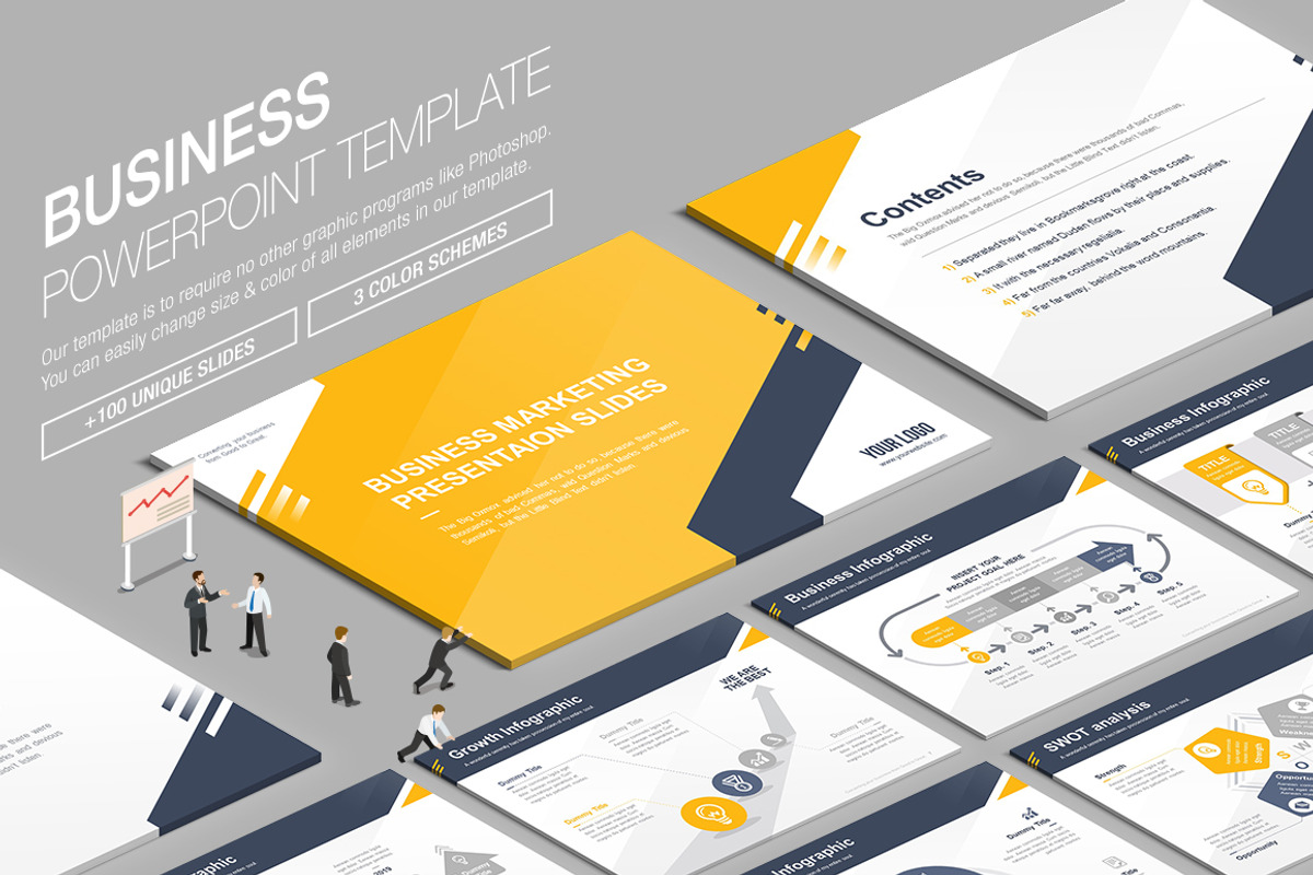 10+ Awesome Powerpoint Bundle, a Presentation Template by SlidesDive (Photo 6 of 11)