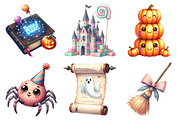 Happy Halloween Collection Clipart, an Illustration by Daily.Designs (Thumbnail 3 of 5)