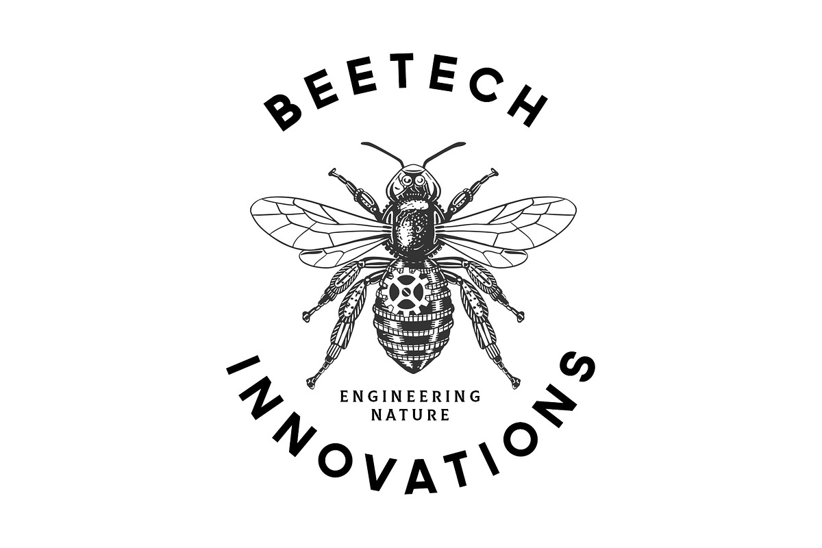 Mechanical Bee Vintage Logo, a Branding & Logo Template by vatesdesign