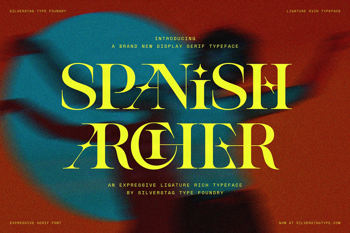 Spanish Archer - Ligature-Rich Font, a Serif Font by SilverStag Type Foundry (Photo 1 of 19)