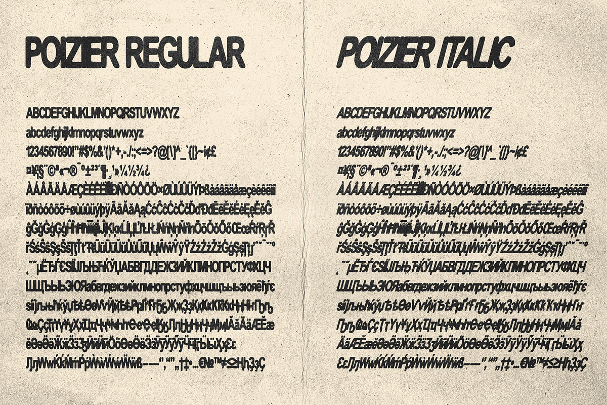Poizier – Display Font, a Sans Serif Font by Hainz Studio (Photo 11 of 12)