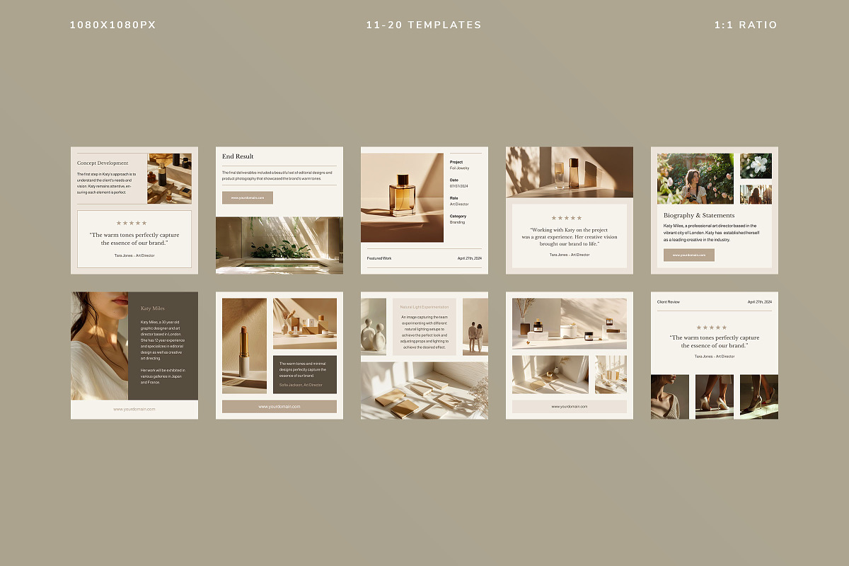 Katy Miles Social Media Kit, a Social Media Template by Ruben Stom (Photo 20 of 20)