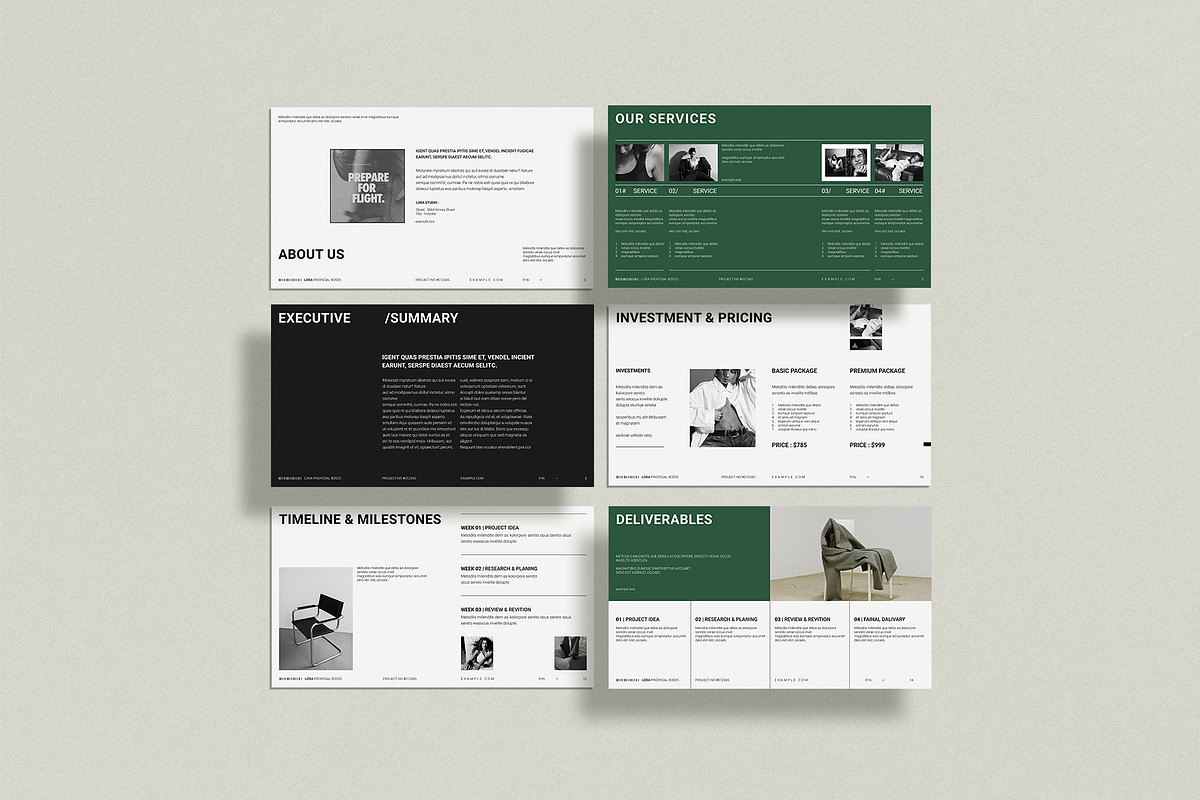 Minimal Proposal Presentation, a Presentation Template by Olion Lora (Photo 9 of 12)
