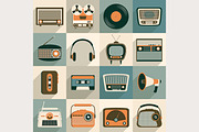 Retro Gears (vector pack), an Illustration by Inkant Studio (Thumbnail 2 of 3)