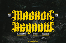 Magkor Reqnow - Medieval Font