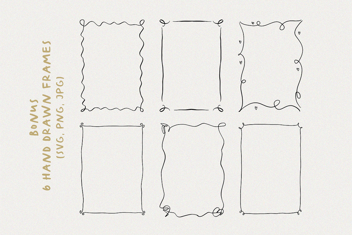 Cher Jardin | Whimsical Handwriting, a Script Font by Calamar Studio (Photo 18 of 19)