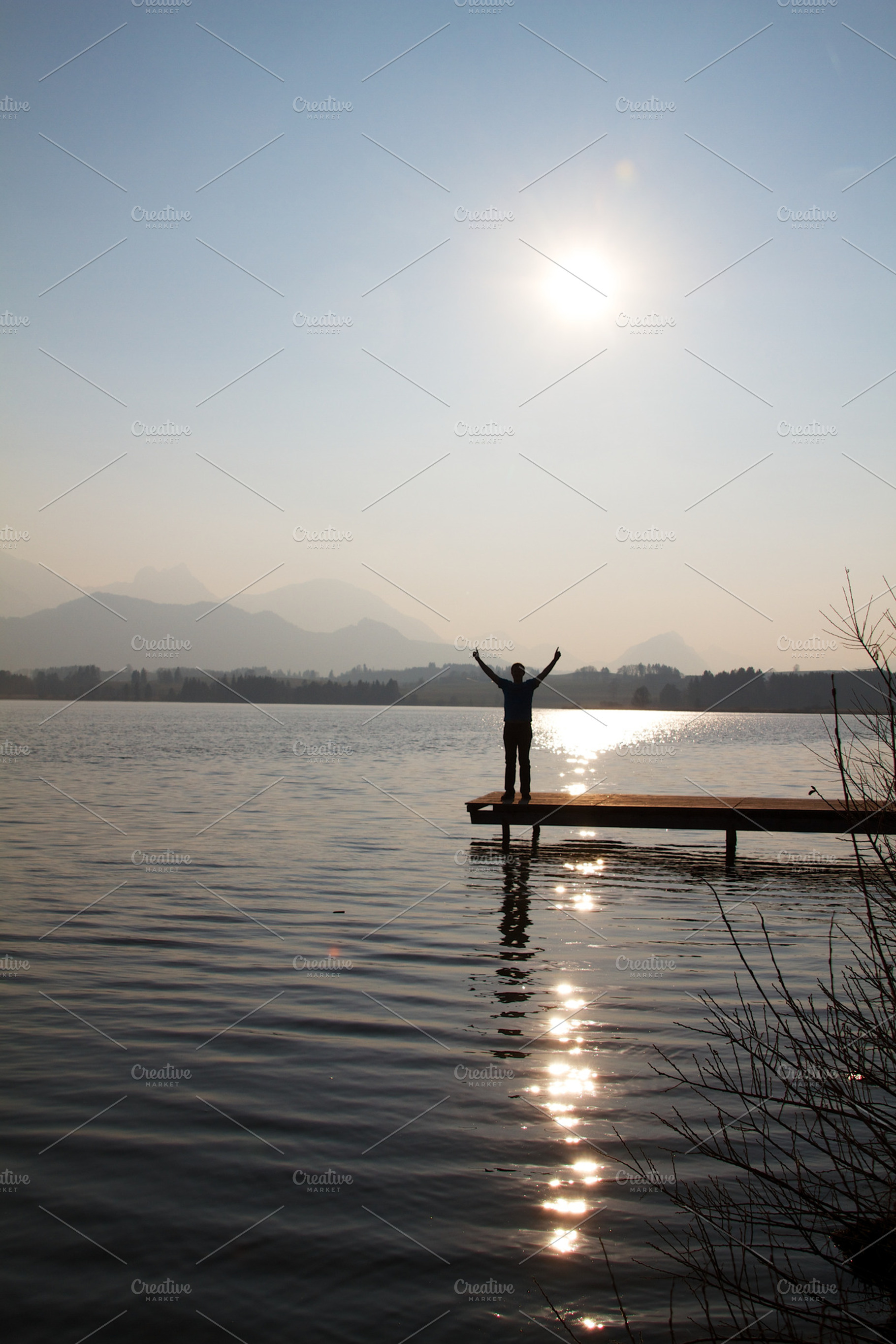 Freedom Featuring Man Lake And Summer