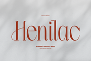 Henilac | Elegant Display Font, a Serif Font by gracetype_studio (Thumbnail 1 of 12)