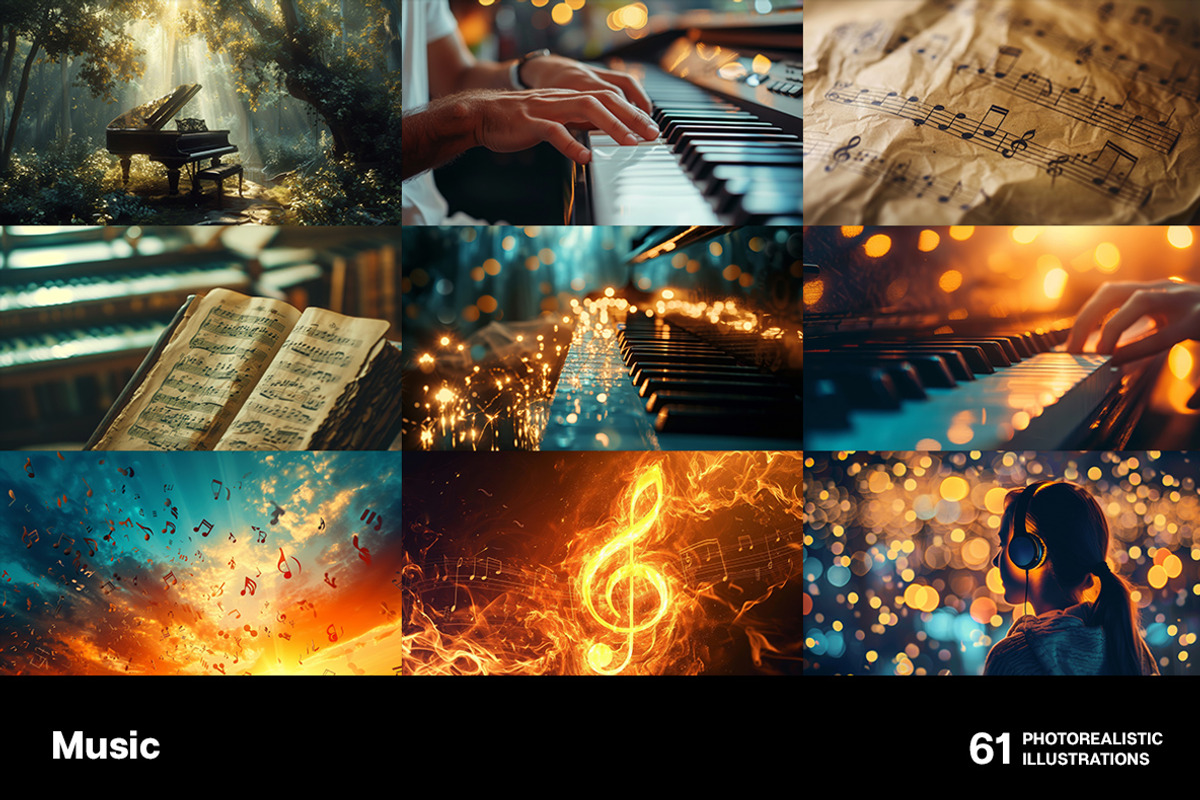 Music. Collection, a Decorative Illustration by Handmadefont (Photo 9 of 13)