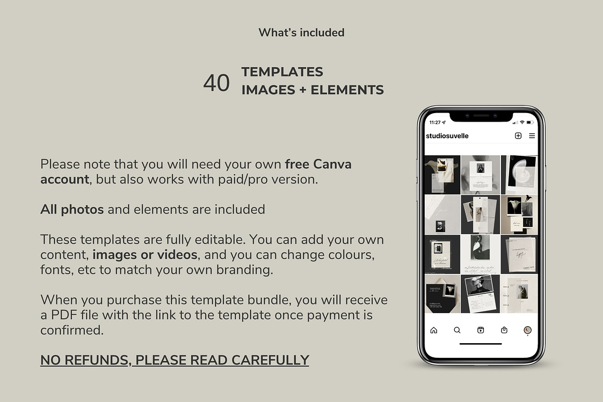 Aesthetic Paper Mockup IG templates, a Social Media Template by Studio Suvelle (Photo 8 of 9)