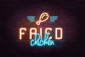 Neon Sign-Illustrator Effects