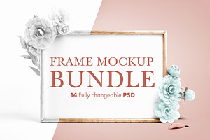 14 Fully Changeable Frame Mockups