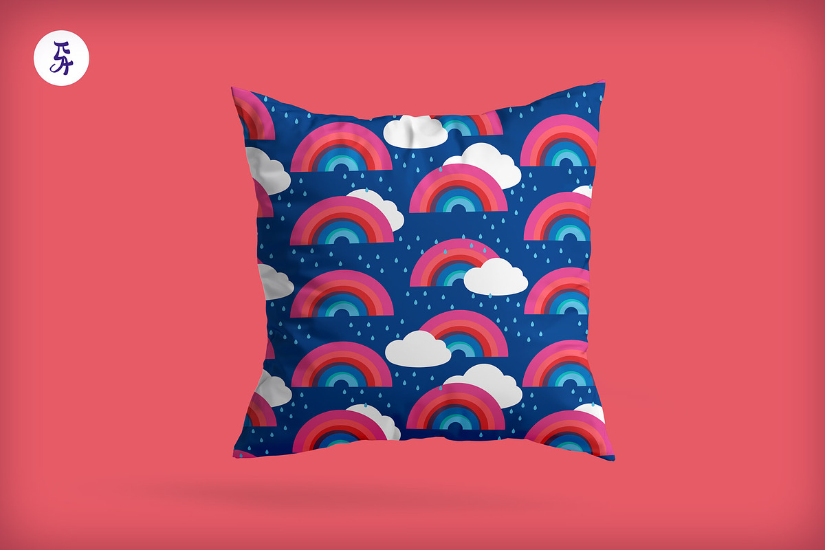 4 Retro Seamless Vector Pattern, a Pattern Graphic by Pia Kolle (Photo 6 of 14)