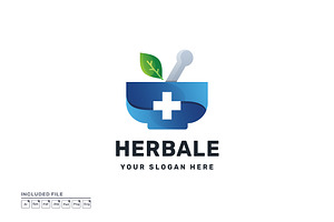 Herbal Gradient Colorful Vector Logo, a Branding & Logo Template by yuanesei