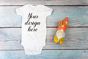 29 Baby Bodysuit mockup bundle., a Print Template by MockupMarket (Thumbnail 7 of 30)