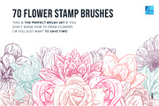 87 Floral Affinity Stamp Brushes, a Brush Add-On by Riveros Illustration (Thumbnail 6 of 11)