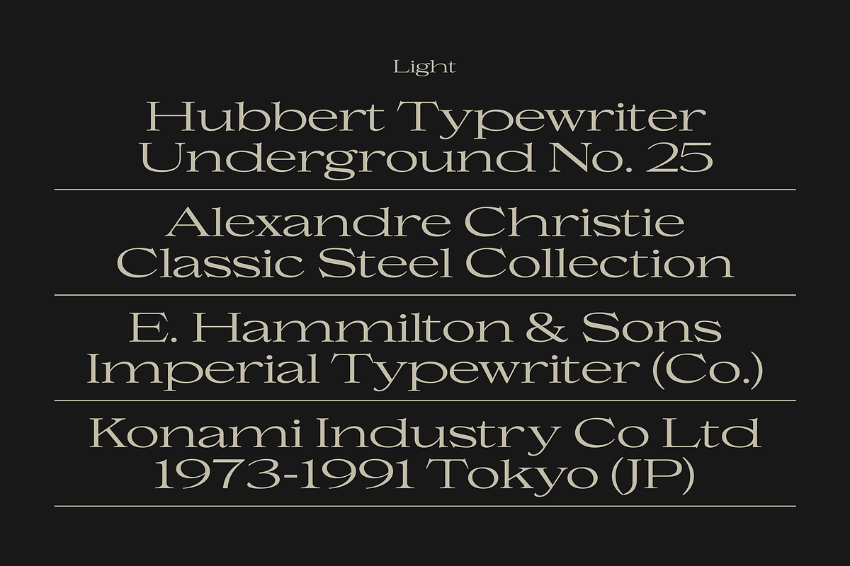 Uncmmn Stretched - 7 Style Serif, a Serif Font by Kotivoro (Photo 16 of 18)