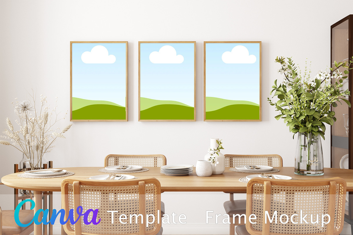 Canva Template | Frame Mockup, a Print Template by Mockup Shop (Photo 1 of 2)