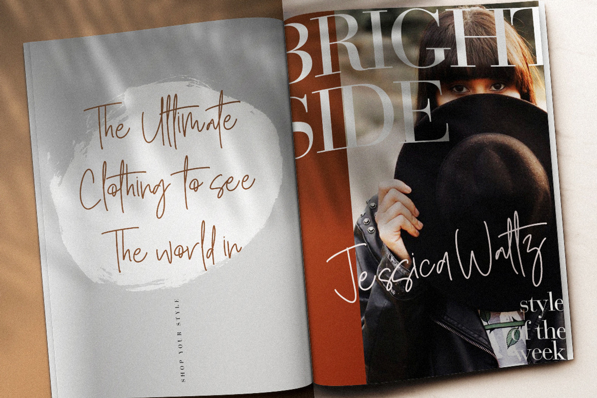 Samantha Signature Business Font preview 4