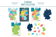 Germany Maps Collection, an Education Illustration by Illustrationsforteachers (Thumbnail 4 of 5)