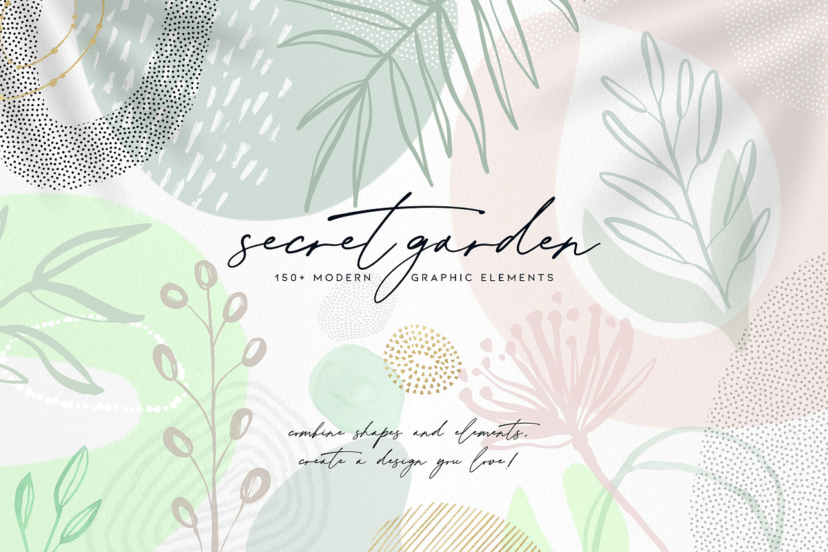 Modern Abstract Graphic Clipart, a Decorative Illustration by beehouse studio (Photo 1 of 13)