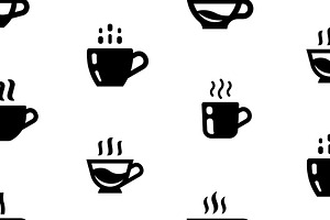 Coffee Cup Set Pattern