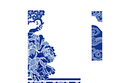 Alphabet design in Oriental style, an Object Illustration by PonDeArt (Thumbnail 2 of 2)