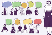 URBAN PEOPLE, a Person Illustration by Virinaflora (Thumbnail 2 of 5)