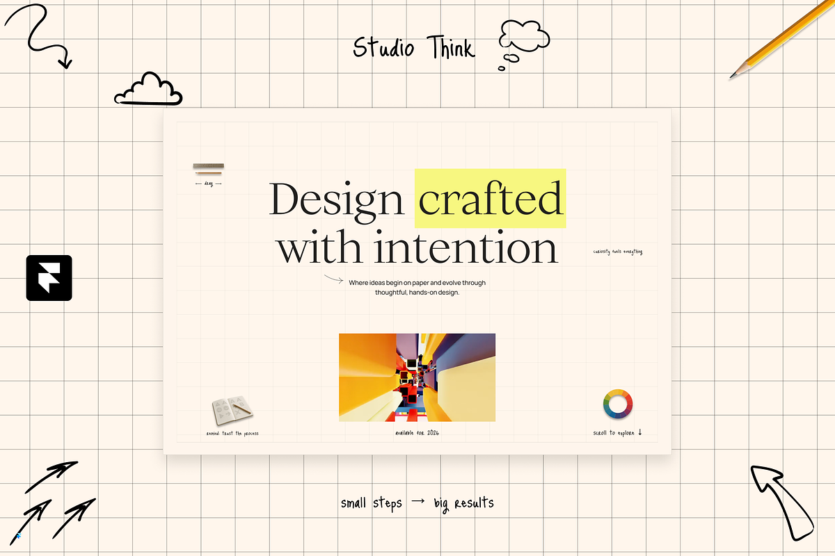 Studio Think Framer Agency Template, a Templates & Theme by Huehaus Studio (Photo 1 of 4)