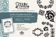 Floral Flourish Linocuts, an Illustration by WhiteRiverStudio (Thumbnail 3 of 10)