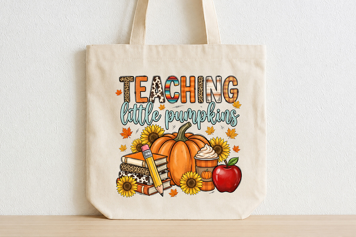 Teaching Little Pumpkins Png, a Seasonal Illustration by Libby Wishes (Photo 4 of 4)