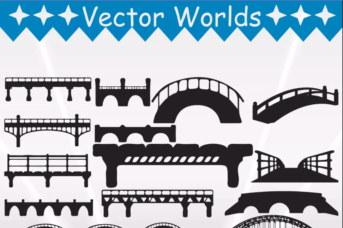 Bridge Svg, Natural, London svg, an Object Graphic by VectorWorlds