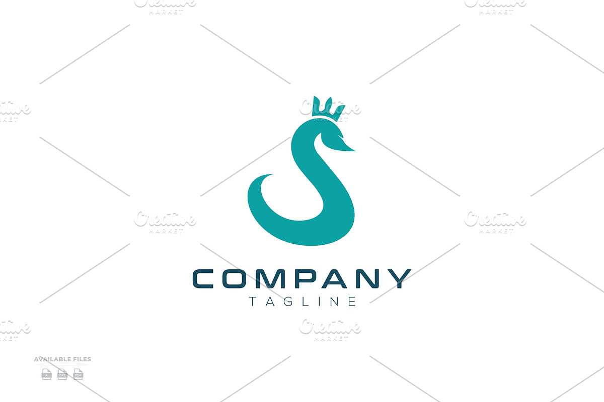 Swan queen logo design letter s, a Branding & Logo Template by mhafifuadi