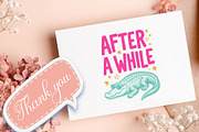 Teacher Summer Holiday Crocodile PNG, a Seasonal Illustration by Canvas Craft (Thumbnail 7 of 7)