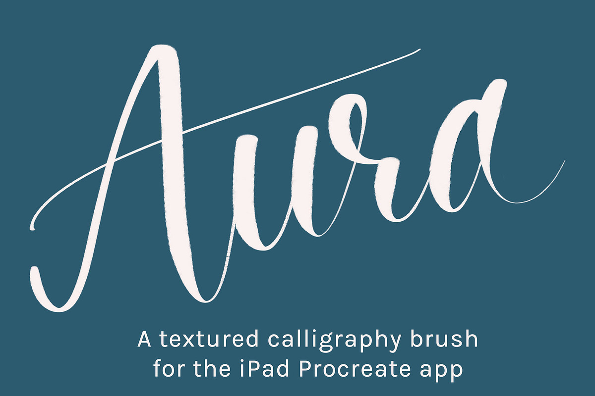 Procreate Calligraphy Brush | Aura