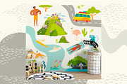 Cute MAP Creator NEW DIY, an Object Graphic by Rimma (Thumbnail 4 of 8)