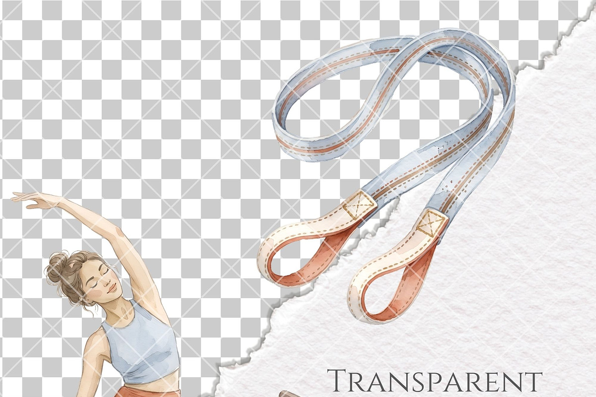 Pilates Reformer Yoga Stretch Set, a Sport Illustration by Invite to Clipart (Photo 6 of 7)
