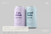 330ml Drink Can Mockup, a Packaging Mockup by Toasin Studio (Thumbnail 5 of 7)