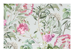 Rosa Eucalyptus Patterns & Motifs