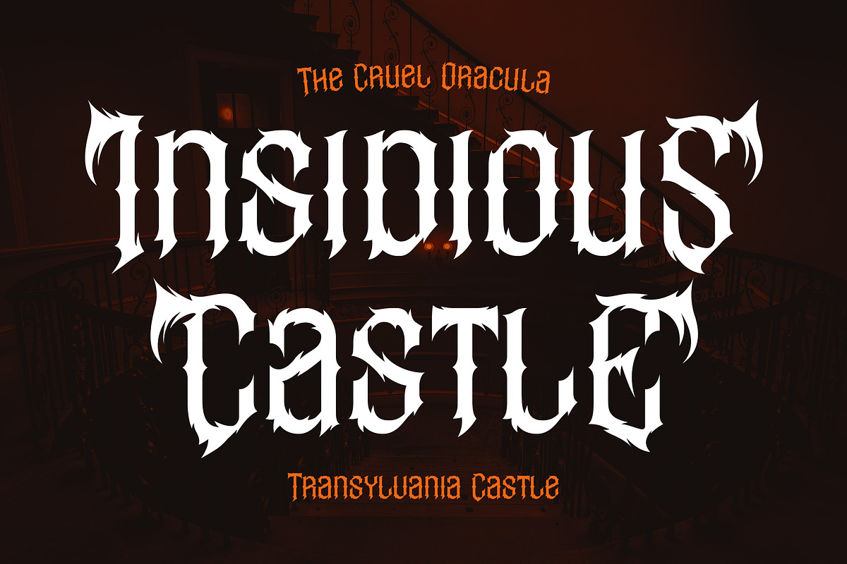 Devil Spirit, a Font by HATFSTUDIO (Photo 2 of 8)