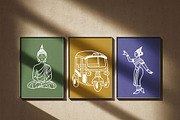 Sawasdee Thailand Line art Doodle, a Food Illustration by Blumensdiary (Thumbnail 7 of 7)