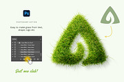 Grass Effect Photoshop Action, an Action Add-On by Andrew Skoch Design (Thumbnail 3 of 6)