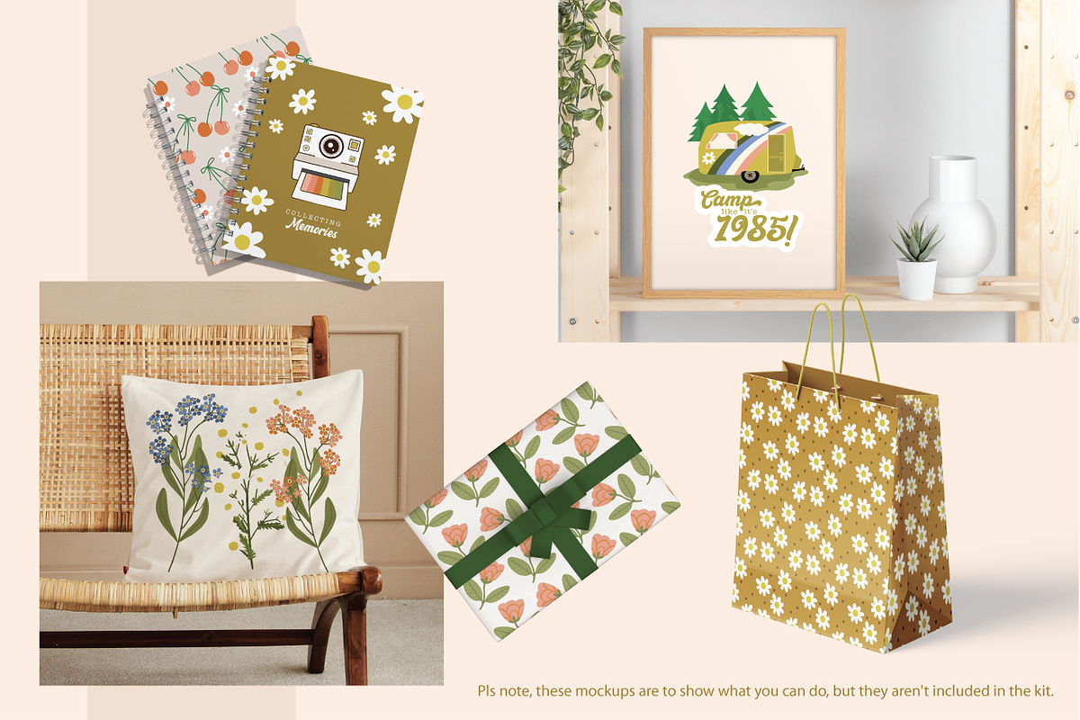Camp like its 1985!, a Seasonal Illustration by CreaFlowDesign (Photo 7 of 8)