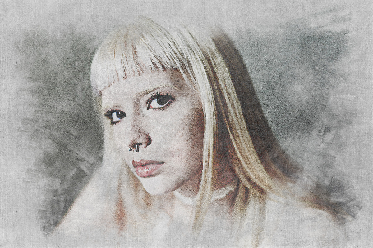 Ink Portrait Volume 02, an Action Add-On by Gromov Design (Photo 4 of 6)