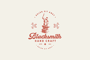 Blacksmith vintage logo design, a Branding & Logo Template by lineandcircle (Thumbnail 2 of 2)
