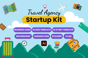 Travel Agency Startup Kit, a Templates & Theme by tawakkultales