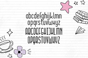 Doodle Daze - Adorable Slim Typeface, a Sans Serif Font by HipFonts (Thumbnail 2 of 7)