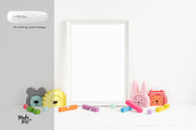 Nursery A4 Frame Mockup, a Print Template by Make Beautiful Things (Thumbnail 5 of 6)