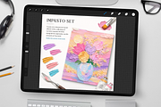 Oil Impasto Procreate Brushes, a Brush Add-On by Disyukov (Thumbnail 2 of 7)