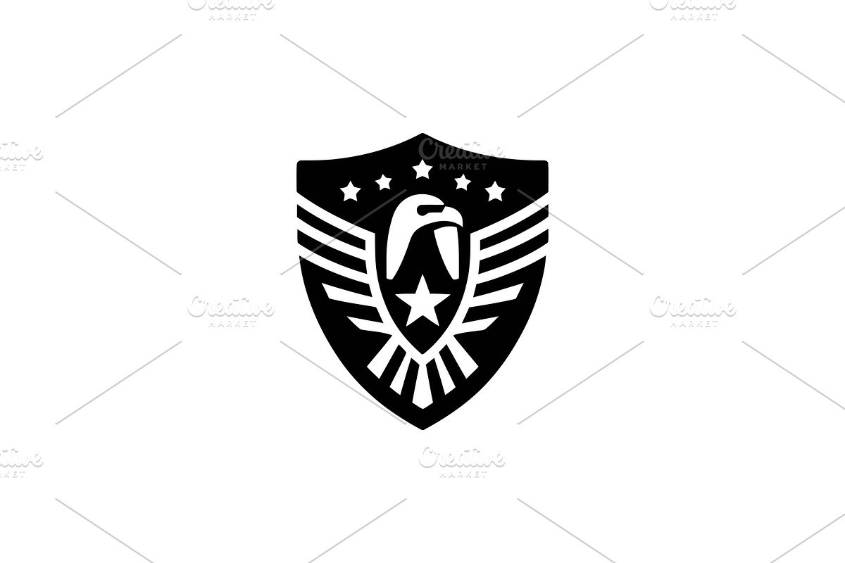 Modern Eagle Shield Logo Bundle, a Branding & Logo Template by Vectorium Studio (Photo 7 of 21)
